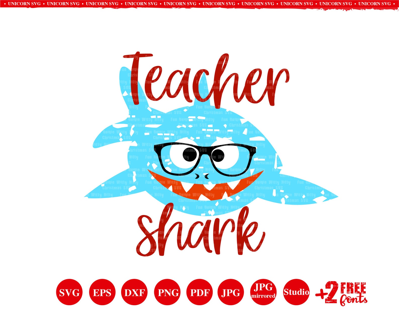 Download Teacher shark Funny school svg teacher svg Shark grunge | Etsy