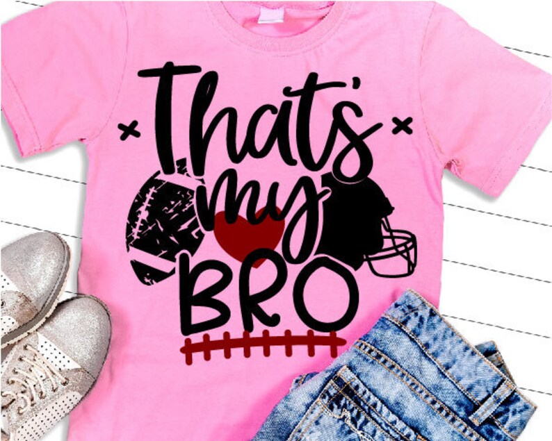 Download Football svg Football brother Thats my Bro Svg cutting | Etsy