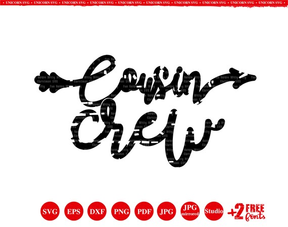 Download Free Cousin Crew Distressed Grunge Sayings Svg Files For Cricut Etsy SVG Cut Files