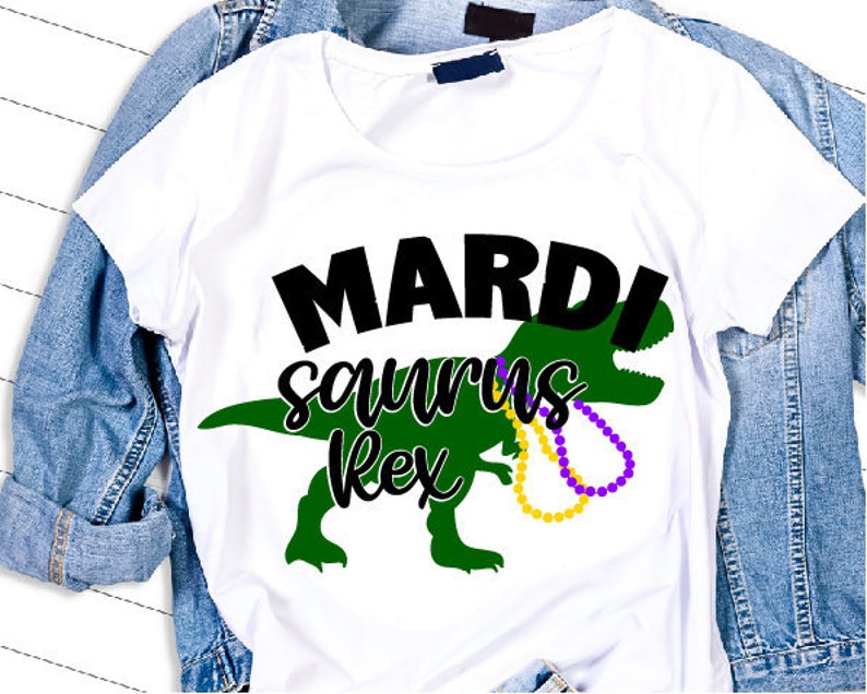 Download Mardi Gras svg Dinosaur svg Funny kids boy Beads Svg files ...