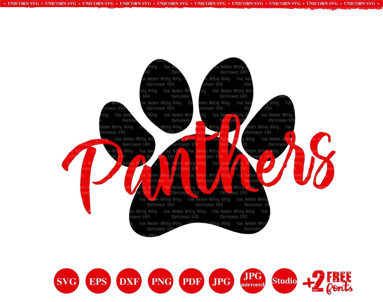 Panthers svg Paws svg Football svg basketball svg Sports Etsy