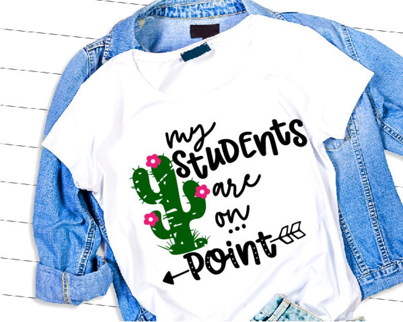 Download Teacher svg Cactus svg My students are on point Svg files | Etsy