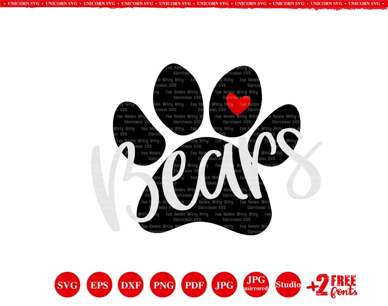Download Iron On Transfer Sports Decal Paw Print Bears Shirt Designs School Mascot Svg Cutting Files Team Spirit Bears Svg Dxf Svg Bears Mom Embroidery Craft Supplies Tools Vadel Com