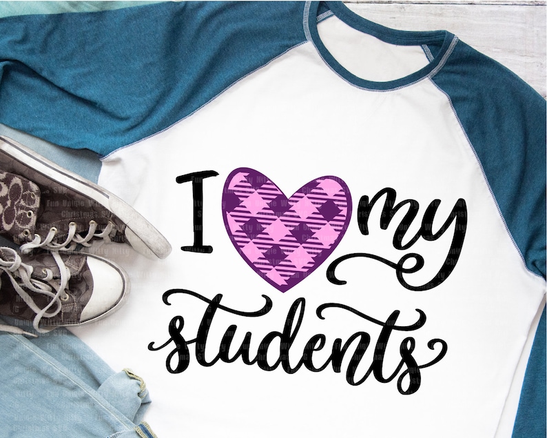 Download I love my students Teacher svg School svg Heart sayings | Etsy