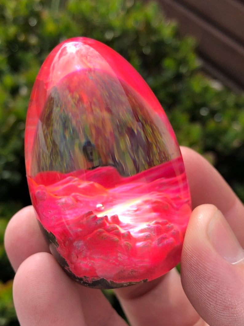 Wood and resin Dragon Egg by Bens Worx