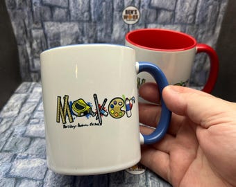 New Red, Blue or Purple Maker Coffee Mug by Bens Worx