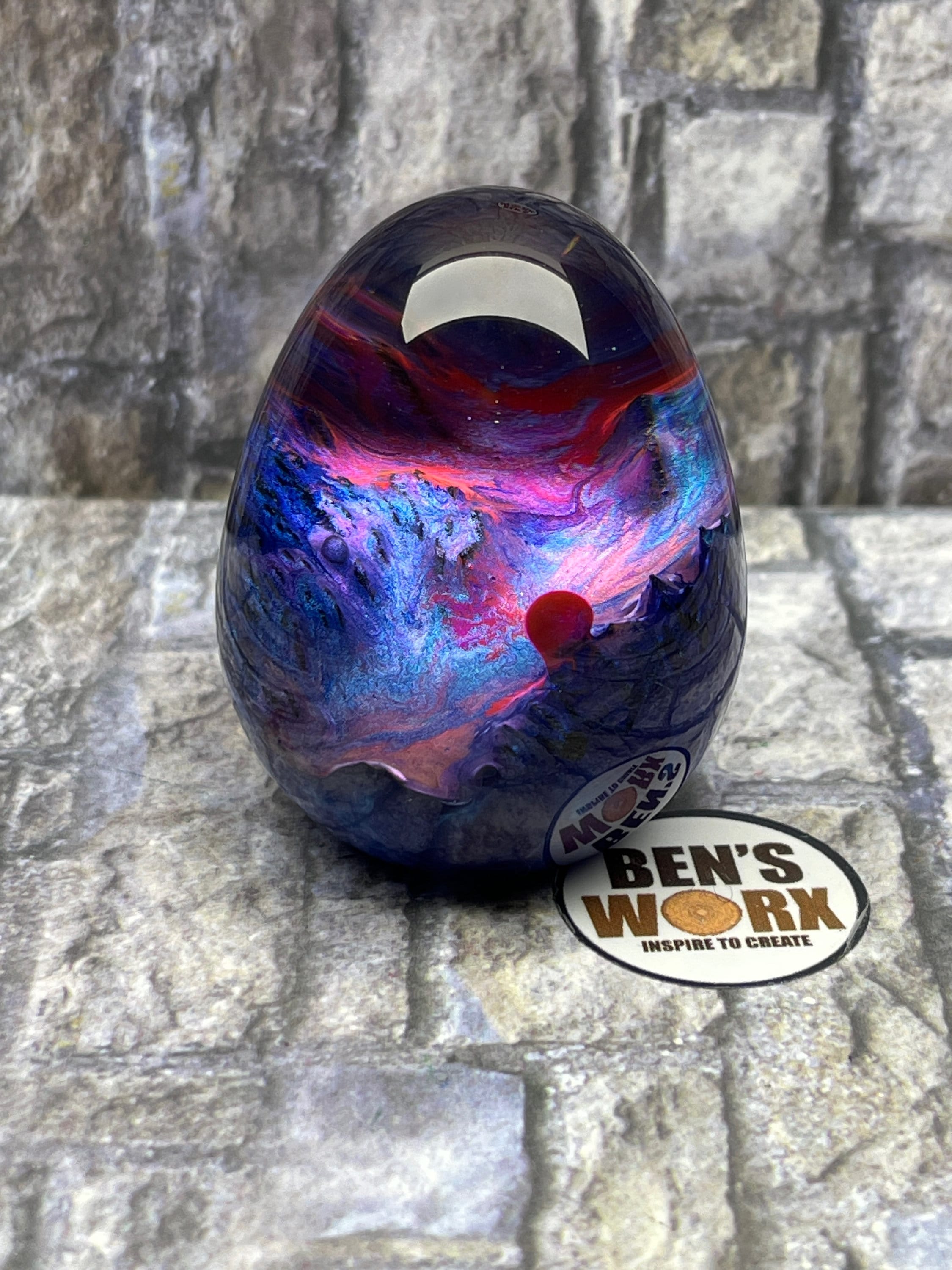 New UNIVERSE Starry Night Dragon Egg by Bens Worx Etsy