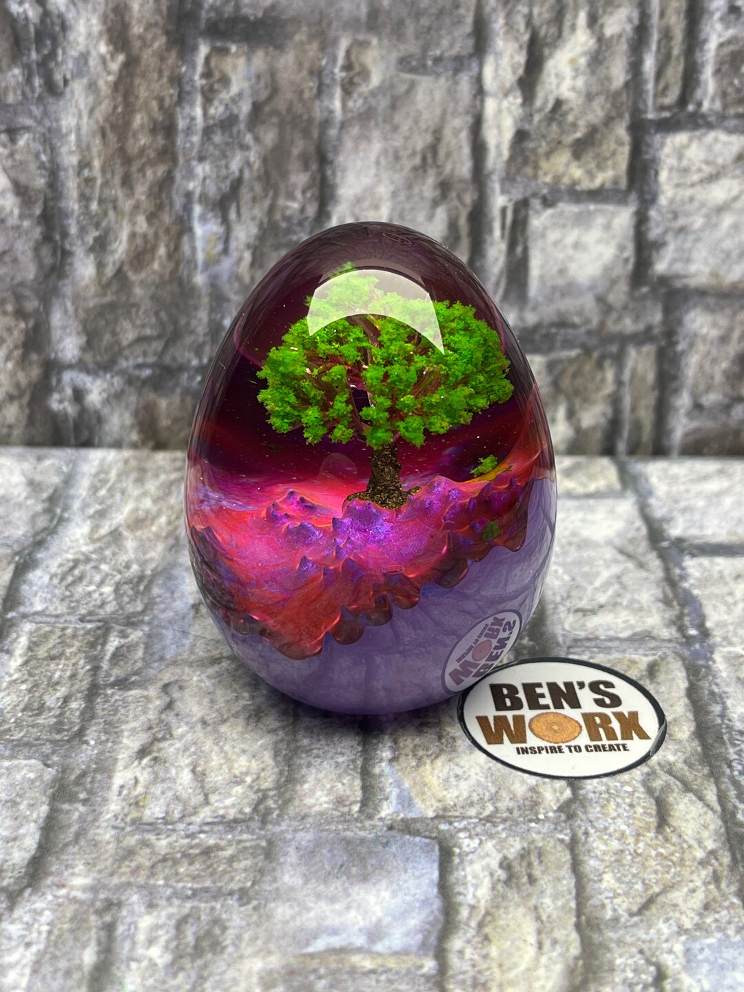 New Tree Starry Night Light Dragon Egg by Bens Worx Etsy