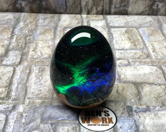 New GLOWING Starry Night Dragon Egg by Bens Worx