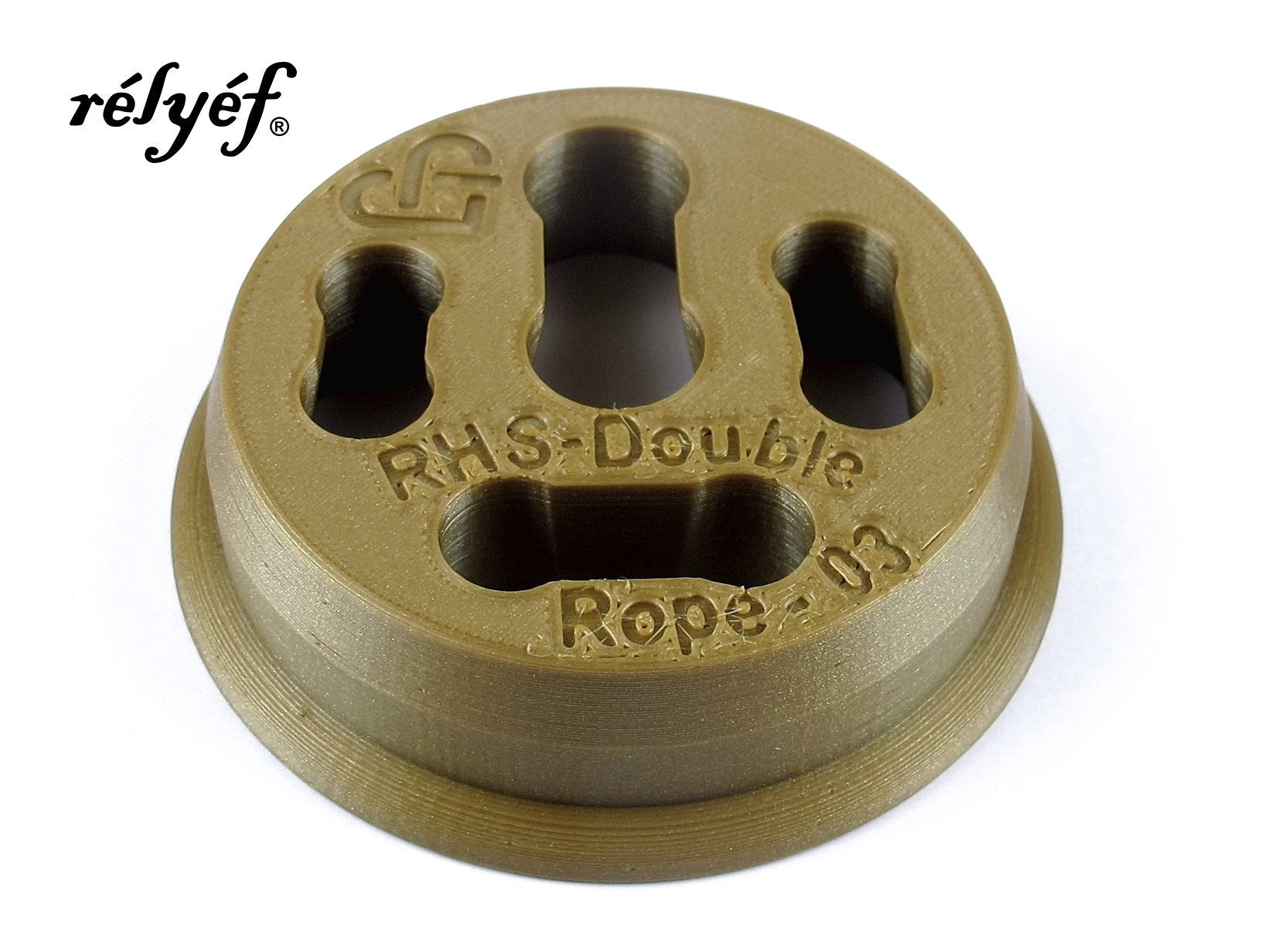 Extruder Handle Die - Double Ropes | Pottery Rorms | Relyef Pottery ...