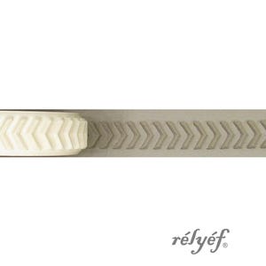 Arrow Roller | Embossed | Clay Roller | 14 mm | Ceramic and polymer clay, soaps, for textures and decoration | Relyef Pottery Tools