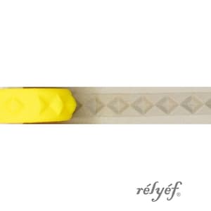 Diamantroller | Reliëf | Kleiroller | Edelstenen | Keramiek en polymeerklei, zepen, voor texturen en decoratie | Reliëfaardewerk