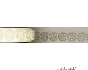 Spiral Roller - Single | Embossed | Clay Roller | 14mm | Ceramic and polymer clay, soaps, for textures and decoration | Relyef Pottery Tools