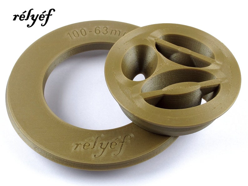 Extruder Handle Die Hollow Ellipse Pottery Forms Relyef Etsy