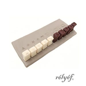 Basic Shape Stamps | Clay stamps  | Ceramic tools for clay, polymer clay, metal clay & soap | Relyef pottery tools