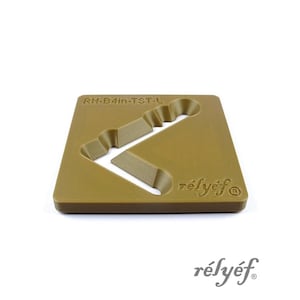 Glaze Test Tile Extruder Die for Bailey | Pottery Forms | Relyef Pottery Tools