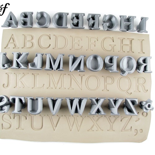 Letter Stamps for Pottery Texture Ceramic Tools for Clay - Etsy