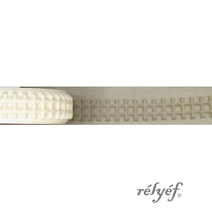 Fence | Embossed | Clay Roller | Line Roller | 14 mm | Ceramic and polymer clay, soaps, for textures and decoration | Relyef Pottery Tools