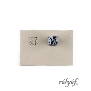 Simbolo dei materiali a contatto con gli alimenti - non sicuro / Timbri per argilla / Timbri per ceramica per texture di argilla / Strumenti in ceramica per argilla / Strumenti per ceramica Relyef