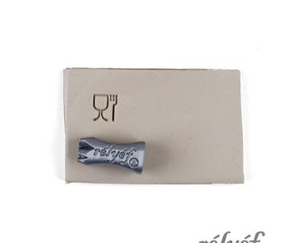 Food Contact Materials Symbol - Safe | Clay Stamps | Ceramic tools for clay, polymer clay, metal clay, soap | Relyef Pottery Tools