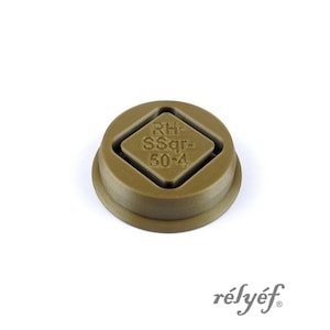 Extruder Hollow Die - Square | Pottery Forms | Relyef Pottery Tools