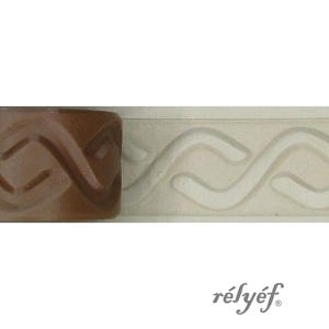Łańcuch | Tłoczony | Wałek gliniany | Wałek falisty | 28 mm | Glina ceramiczna i polimerowa, mydła, do faktur i dekoracji | Narzędzia do ceramiki reliefowej