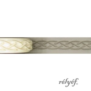 Nodo celtico / Rullo per argilla / 14 mm / Ceramica e argilla polimerica, saponi / Texture, motivi / Decorazioni / Strumenti per ceramica a rilievo