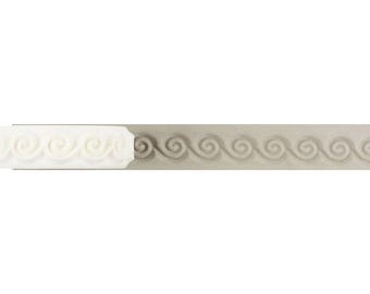Spirala połączona | Tłoczona/wytłoczona | Wałek gliniany | 14 mm | Glina ceramiczna i polimerowa, mydła, do tworzenia faktur i dekoracji | Narzędzia garncarskie Relief