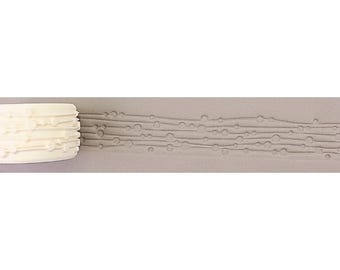Wałek do koralików | Tłoczony | Wałek do gliny | Glina ceramiczna i polimerowa, mydła, do tworzenia faktur i dekoracji | Narzędzia garncarskie Relief