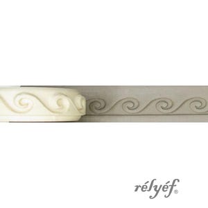 Océano / Relieve / Rodillo de arcilla / Rodillo espiral / 14 mm / Arcilla cerámica y polimérica, jabones, para texturas y decoración / Herramientas de cerámica Relyef