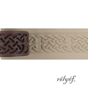 Celtic Knot | Clay Roller | 28 mm | Ceramic and polymer clay, soaps | Textures, Patterns | Decorations | Relyef Pottery Tools