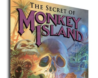 Poster Retrogame - Commodore Amiga - The Secret of Monkey Island