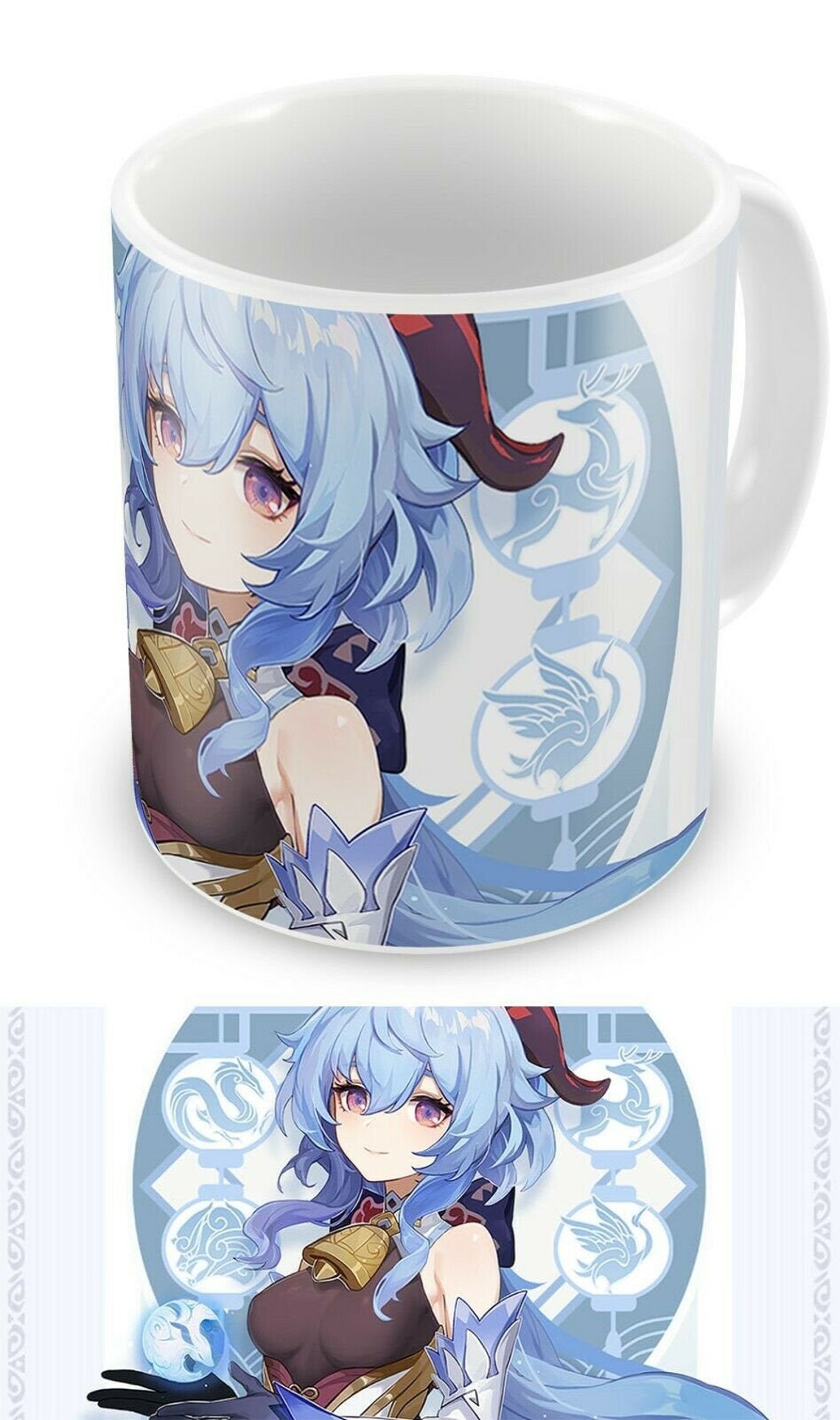 Ceramic Mug Videogame Genshin Impact Ganyu Deluxe Cup Etsy