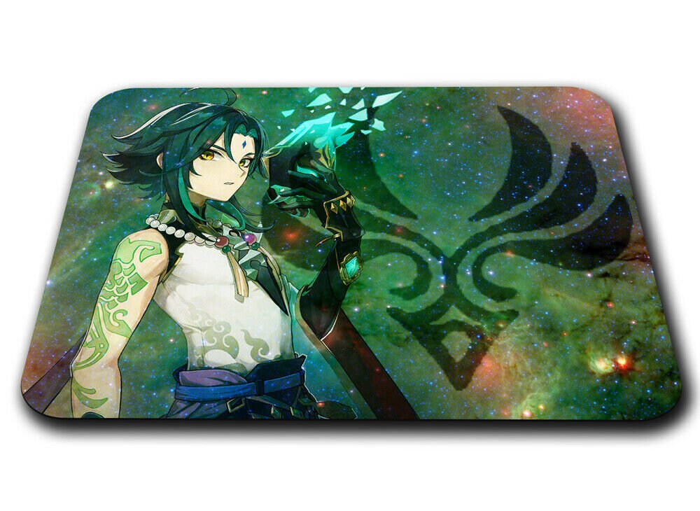 Mousepad A3 Genshin Impact Xiao Deluxe Deskpad 42x30cm Etsy