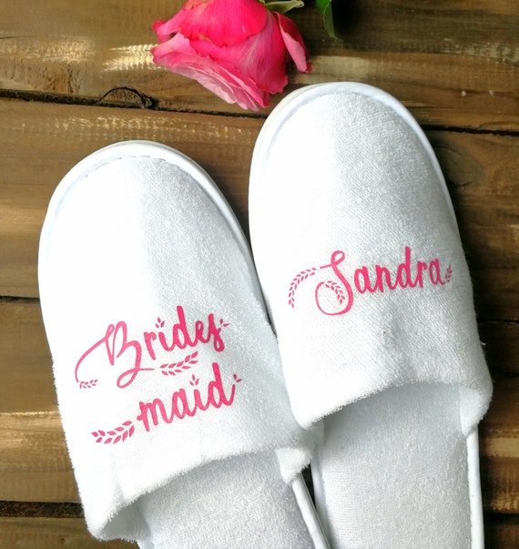 Fluffy Wedding Day Slippers for Bride 