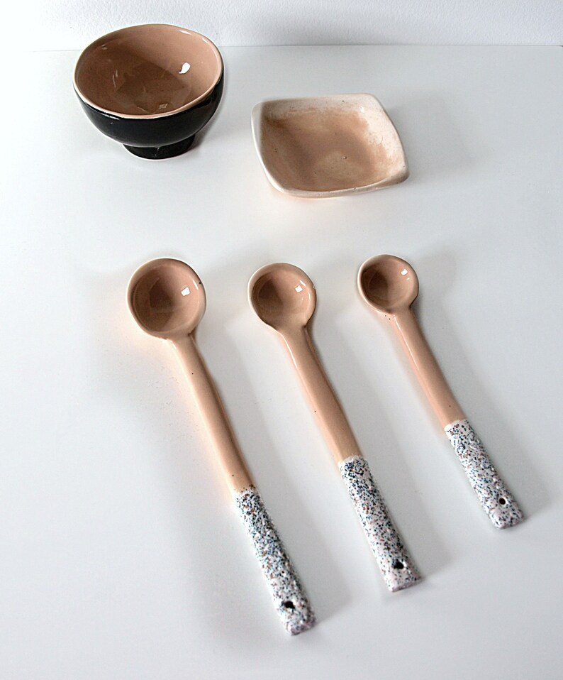 home decoration. Ceramic spoon
