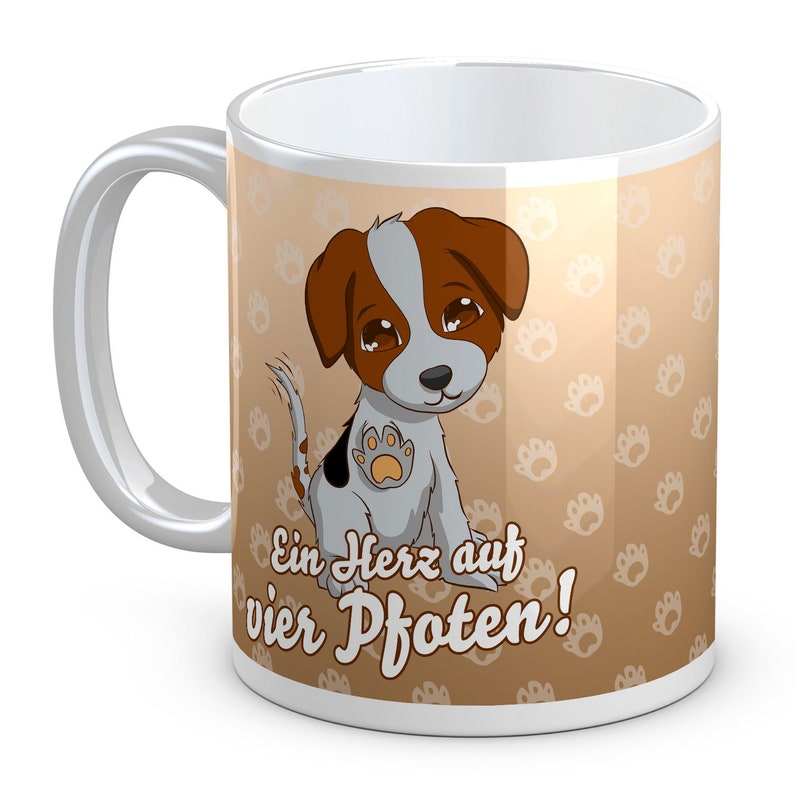 RAUHAARDACKEL Kaffeetasse Mit Lustigem Spruch – Bunte Hundezeichnung, 300 Ml, Perfektes Geschenk