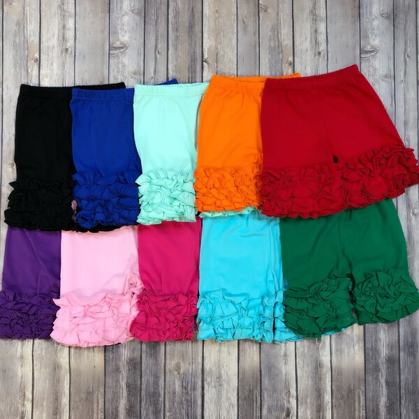 Ruffle Shorts - Etsy