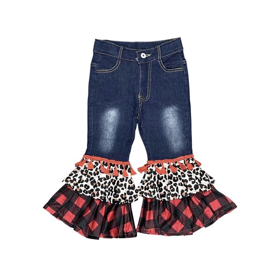 Baby Toddler Girls Bell Bottom Jeans 