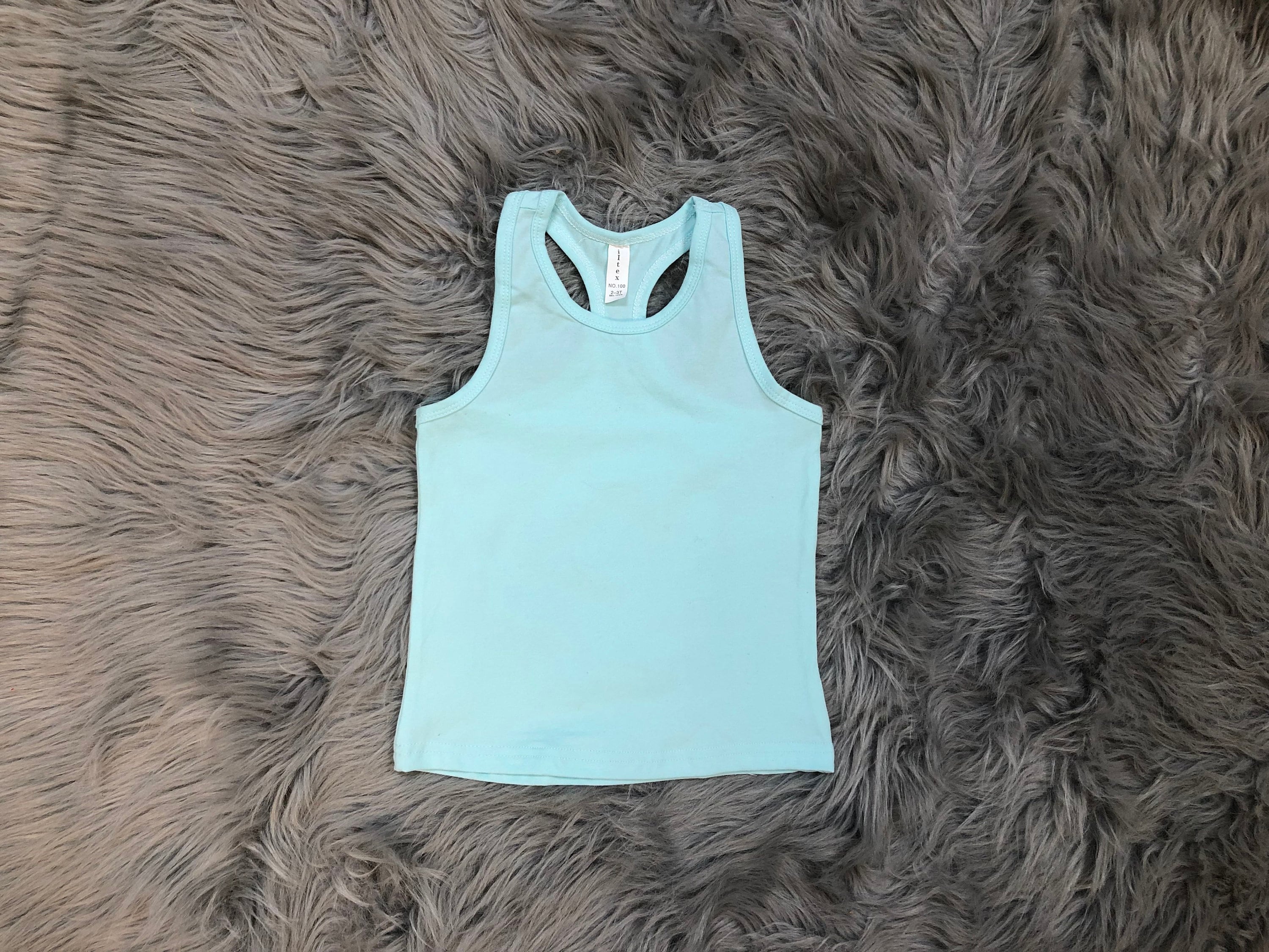 Kids Plain Racerback Tank Topkids Tank Topgirls Summer Etsy