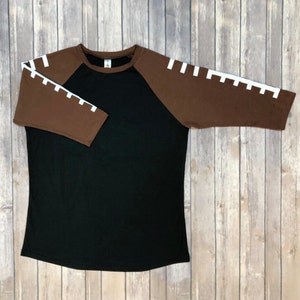 Football Raglan - Etsy Football Raglan - Etsy