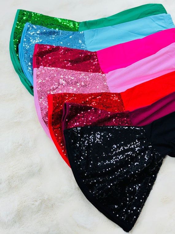 Sequin Bell Bottom Pants | Baby Toddler Little Girl's Trendy Leggings