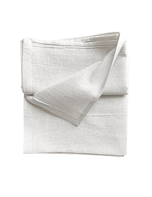 VTG FLOUR SACK TOWELS 5 PACK Excello Kitchen Towel PLAIN UNPRINTED OFF  WHITE