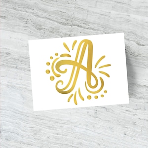 Initial Decal, Car Decal, Single Letter, Monogram Decal, Personalized Decal, Vinyl Stickers, Monogram Car Decal, Vehicle Decal, Mug Decal