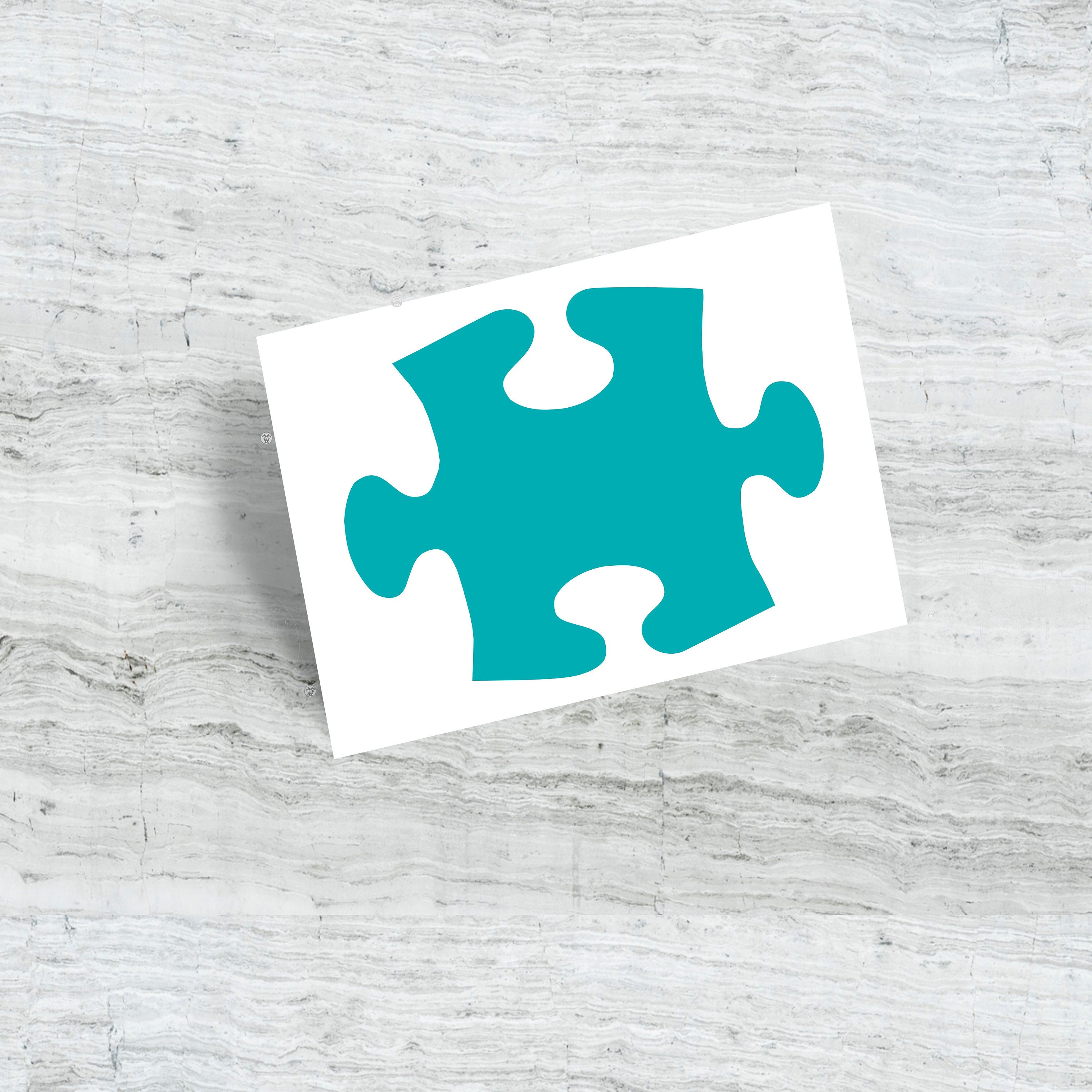 Puzzle Piece Autism Decal Puzzle Piece Vinyl Decal Autism | Etsy
