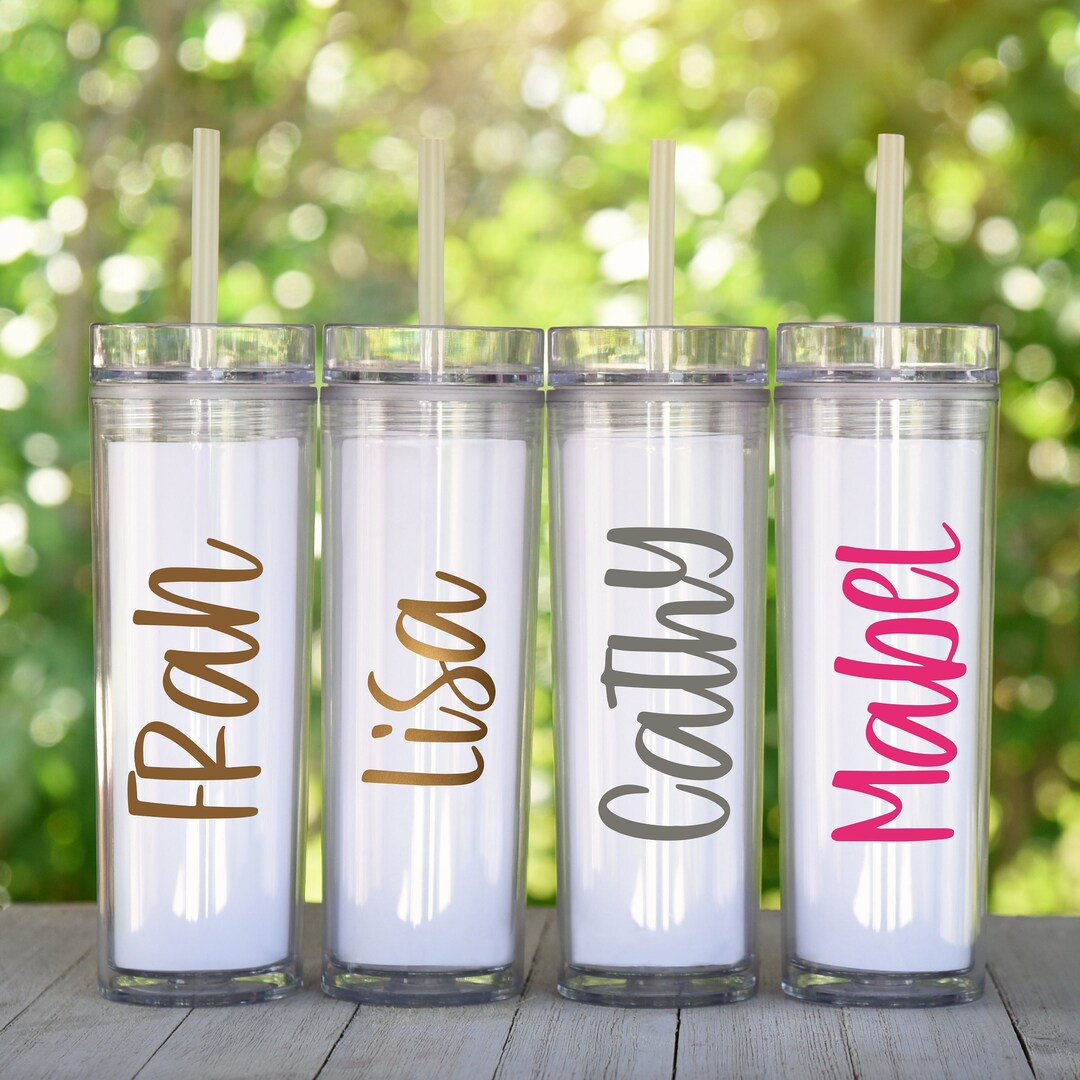 Custom Name Decal for Water Bottle, Vinyl Name Decal for Tumbler ...