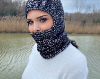 帽子 CLANE KIJIMATAKAYUKI WOOL KNIT BALACLAVA KIJIMA TAKAYUKI (キジマタカユキ) WOOL CHUNKY BALACLAVA