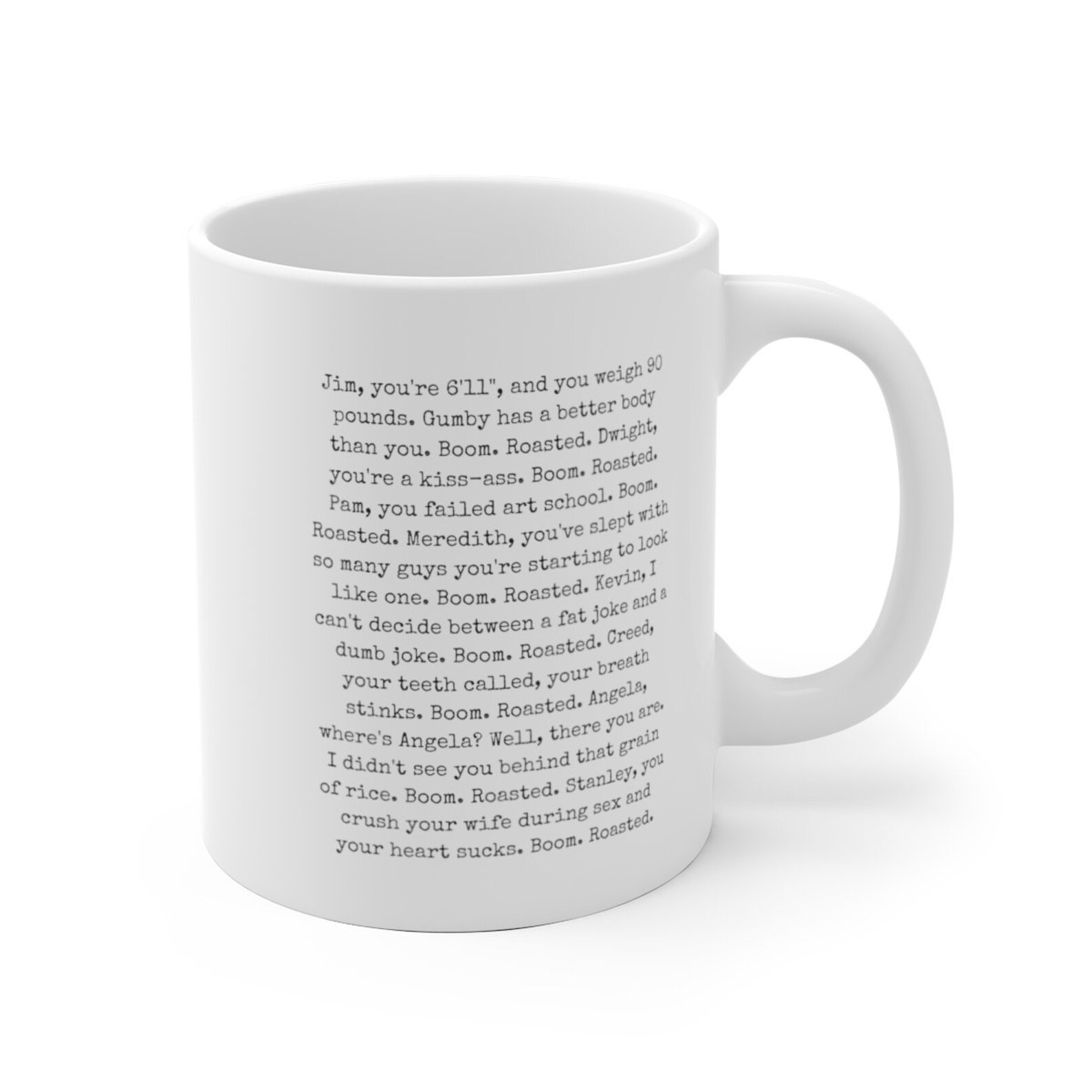 Boom Roasted coffee mug the Office coffee cup Boom Roasted Etsy