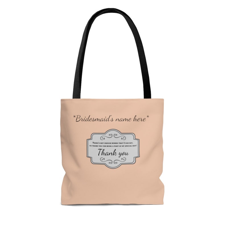 Cute bridesmaid tote bachelorette totes Personalized bridesmaid survival kit tote Bridal party tote bag