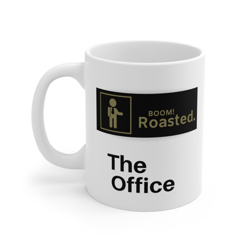 Boom Roasted coffee mug the Office coffee cup Boom Roasted Etsy